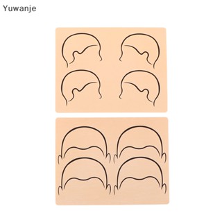 &lt;Yuwanje&gt; แผ่นซิลิโคน สองด้าน สําหรับฝึกสักหนังศีรษะ SMP 1 ชิ้น