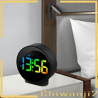 [Chiwanji2] นาฬิกาปลุกดิจิทัล LED ตั้งโต๊ะ ปรับความจําได้ สําหรับบ้าน ห้องนอน ผู้ใหญ่