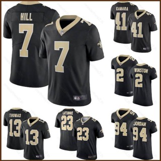 เสื้อกีฬาแขนสั้น ลายทีมชาติฟุตบอล NS2 New Orleans Saints NFL Thomas Hill Kamara Winston Jordan Lattimore Legend Jersey สําหรับผู้ชาย และผู้หญิง