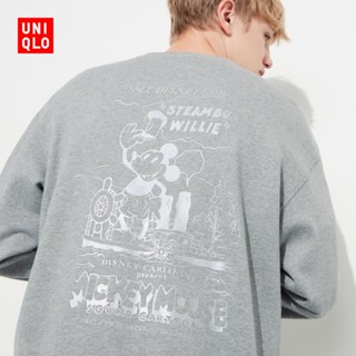 เสื้อกันหนาวลําลอง แขนยาว ลาย Mickey Shines คุณภาพสูง สําหรับผู้ชาย ผู้หญิง 466849