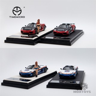 โมเดลรถยนต์ TIME MICRO 1:64 918 Rothmans Advan Diecast ของเล่นสําหรับเด็ก