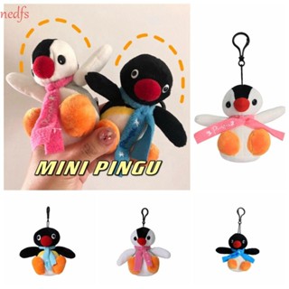 Nedfs พวงกุญแจตุ๊กตา รูปการ์ตูนอนิเมะ Pingu เพนกวิน ใส่สบาย อุปกรณ์เสริม สําหรับครอบครัว