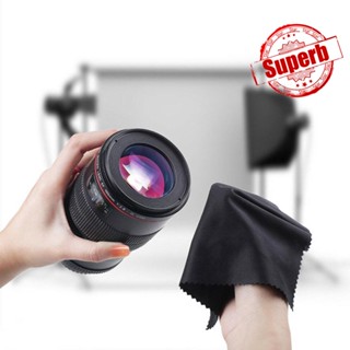 ผ้าไมโครไฟเบอร์ สําหรับทําความสะอาดเลนส์กล้อง แว่นตา โทรศัพท์ หน้าจอ LCD Q4P0