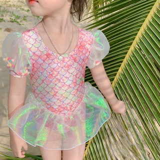 Shopkeepers selection# girls swimsuit summer clothes 2023 new childrens clothing Western style womens treasure one-piece swimsuit childrens hot spring girls swimsuit 9.12N