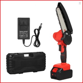 Geevorks Mini Chainsaw 6-Inch Electric Chainsaw Cordless Chain Saw for Tree Trimming