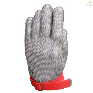 Finger-Cover: Cut Resistant Chain Mail Protective Glove for Kitchen Butcher Working Safety