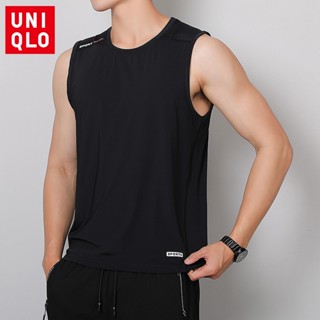 Uniqlo เสื้อกล้าม คอกลม แขนกุด ขนาดใหญ่ สําหรับผู้ชาย ไซซ์ M-6XL