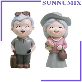 [Sunnimix] ฟิกเกอร์เรซิ่น รูปตุ๊กตา injoyjo Elderly สําหรับวันครบรอบ