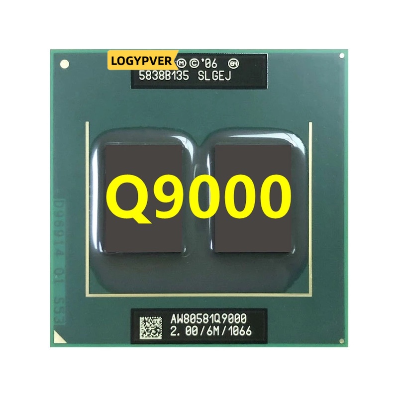 Q9000 โปรเซสเซอร์ CPU 2.00GHz 6M Q 9000 Quad-Core SLGEJ สําหรับโทรศัพท์มือถือ CPU แล็ปท็อป