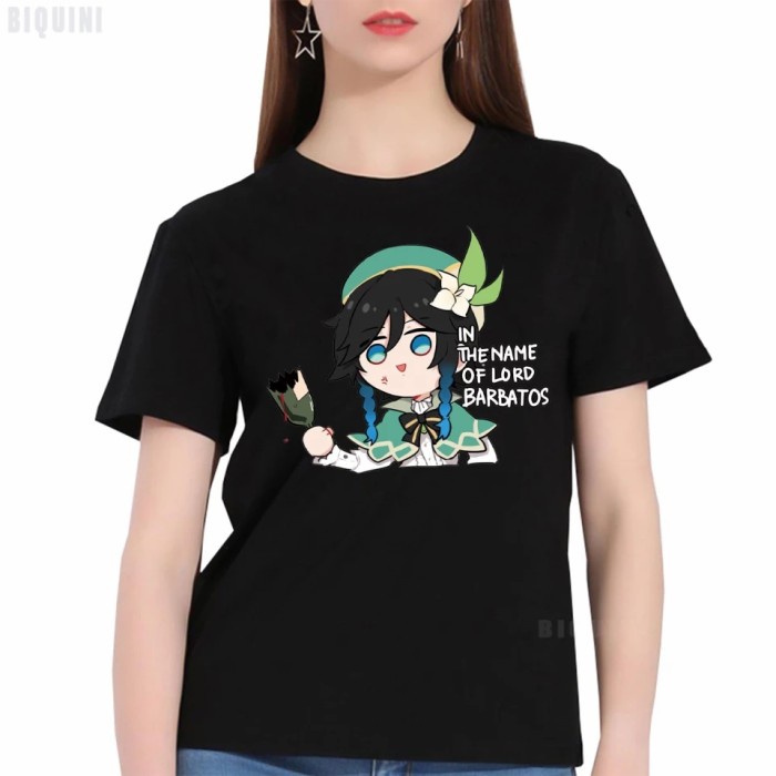 Kaos Anime Manga venti genshin impact Anak dan Dewasa - warna lain, 2