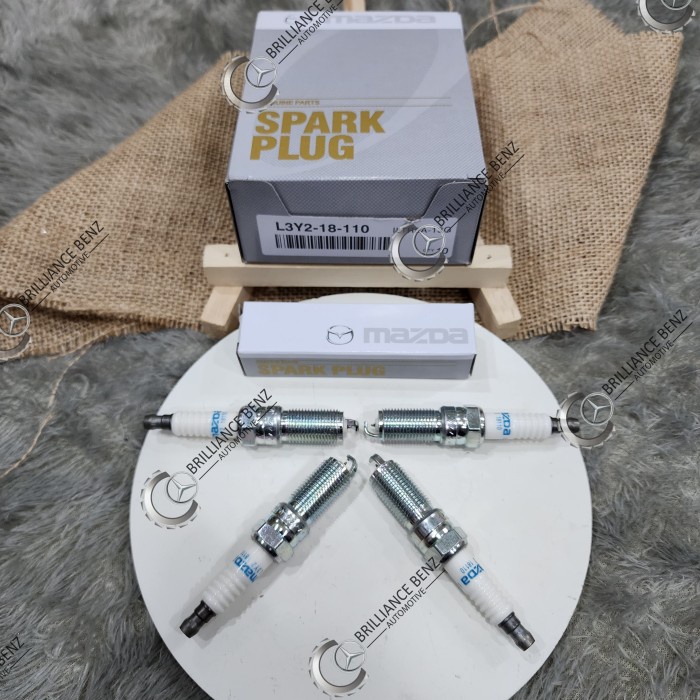 SPARK PLUG MAZDA 8 CX7 BIANTE NON SKYACTIV, FORD ESCAPE L3Y2 เดิม