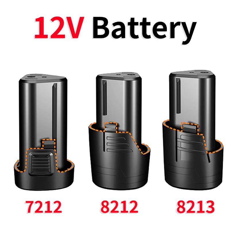 12V 1500mAh 2500mAh Cordless Screwdriver Battery Universal Rechargeable Lithium-Ion for Electric Pistol Drill Mini Angle