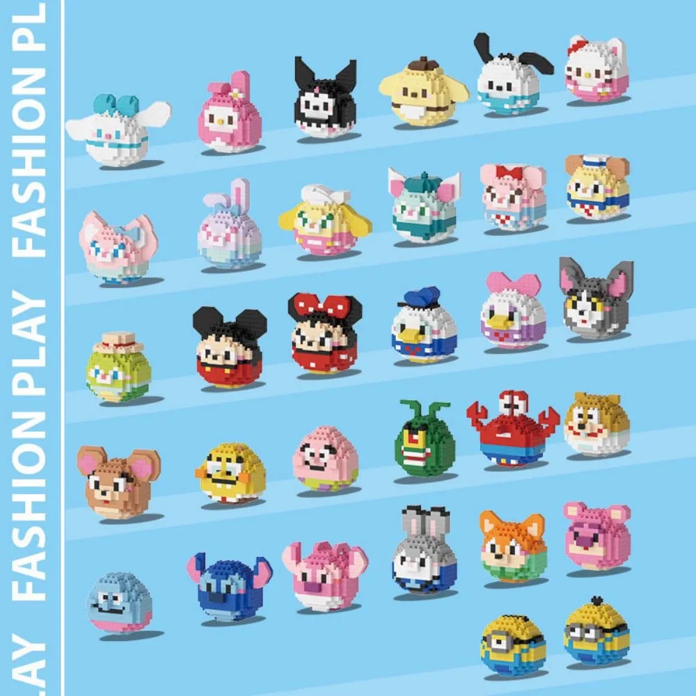 บล็อกตัวต่อของเด็ก ของเล่นเด็กผู้หญิง 1 เลโก้นาโน ตัวต่อเลโก้ มิติ ตุ๊กตาการ์ตูนของเล่นของขวัญอินเทรนด์ บล็อกตัวต่ออนุภาคขนาดเล็ก 1 ของขวัญ/บล็อกตัวต่อ/เครื่องประดับ/ของเล่นของขวัญ/รุ่น ของน่ารักๆ - รูปที่ 5