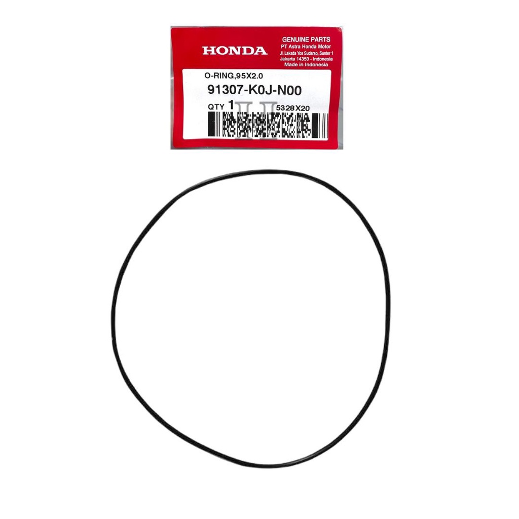 O-RING 95X2.0 SIL ORING COVER CRUK AS GENIO K0J BEAT K1A SCOOPY K2F LED 91307-K0J-N00 ของแท้ AM HGP 