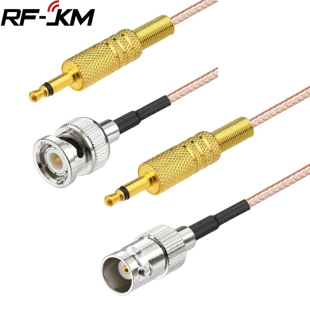 Bnc อะแดปเตอร์ปลั๊กโมโนสเตอริโอ ตัวผู้ เป็นตัวเมีย 3.5 มม. 1/8 นิ้ว RG316 สําหรับวิทยุคลื่นสั้น