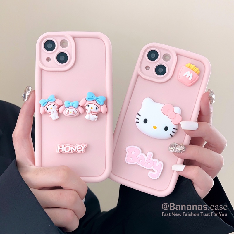 เคสโทรศัพท์มือถือ แบบนิ่ม ลายเมโลดี้ 3D สําหรับ iPhone 15 14 13 12 11 Pro Max X Xr Xs Max 7 8 Plus SE2020