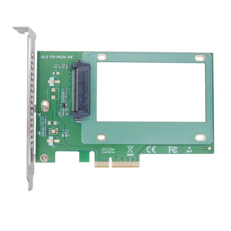 อะแดปเตอร์การ์ดขยาย PCIE เป็น U.2 PCI Express 3.0 X4 เป็น U.2 NVME SFF-8639 2.5 นิ้ว SSD 32 GT/S สํา