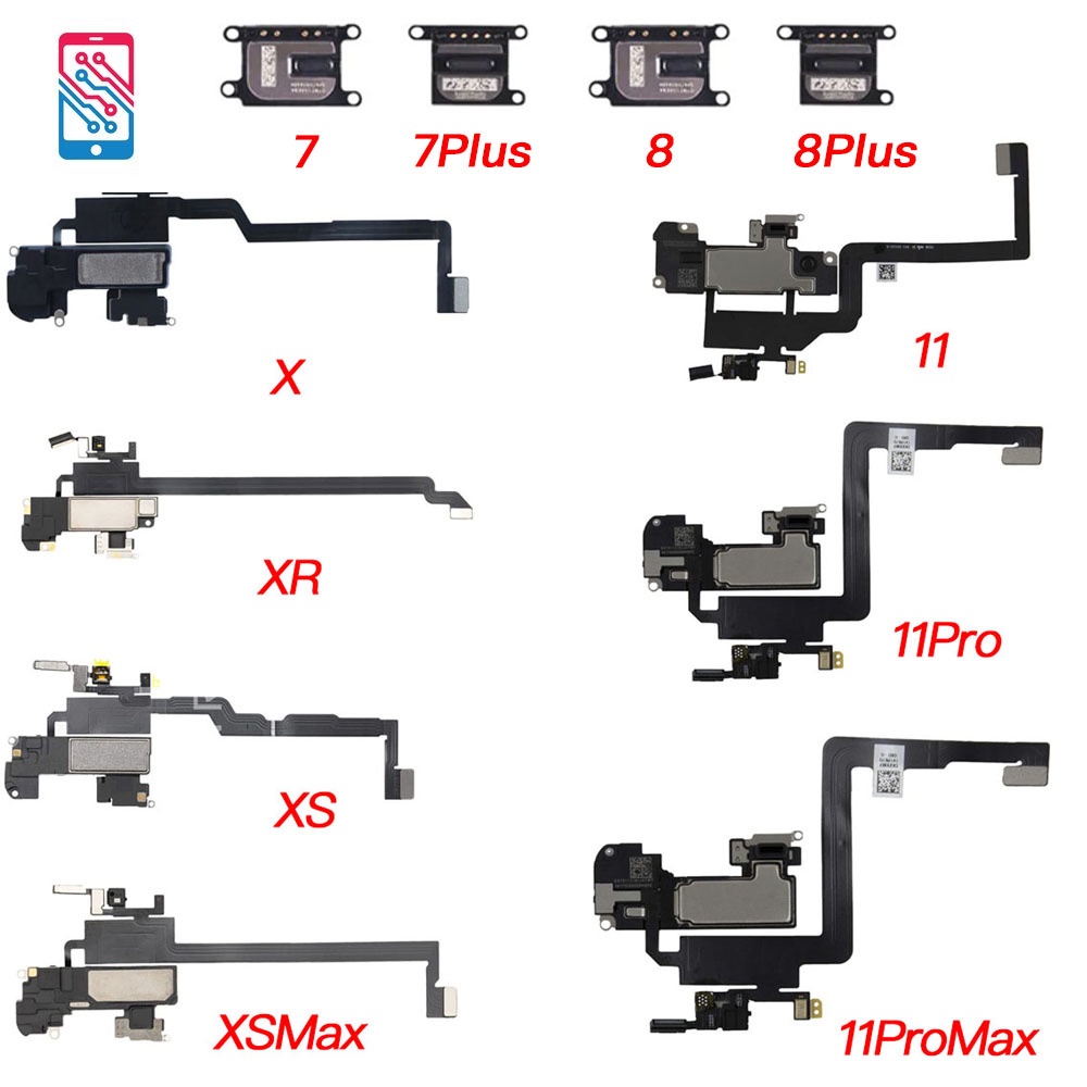 สายแพลําโพงหูฟัง แบบเปลี่ยน สําหรับ iPhone 6 6P 6S 7 8 Plus X XR XS 11 Pro Max