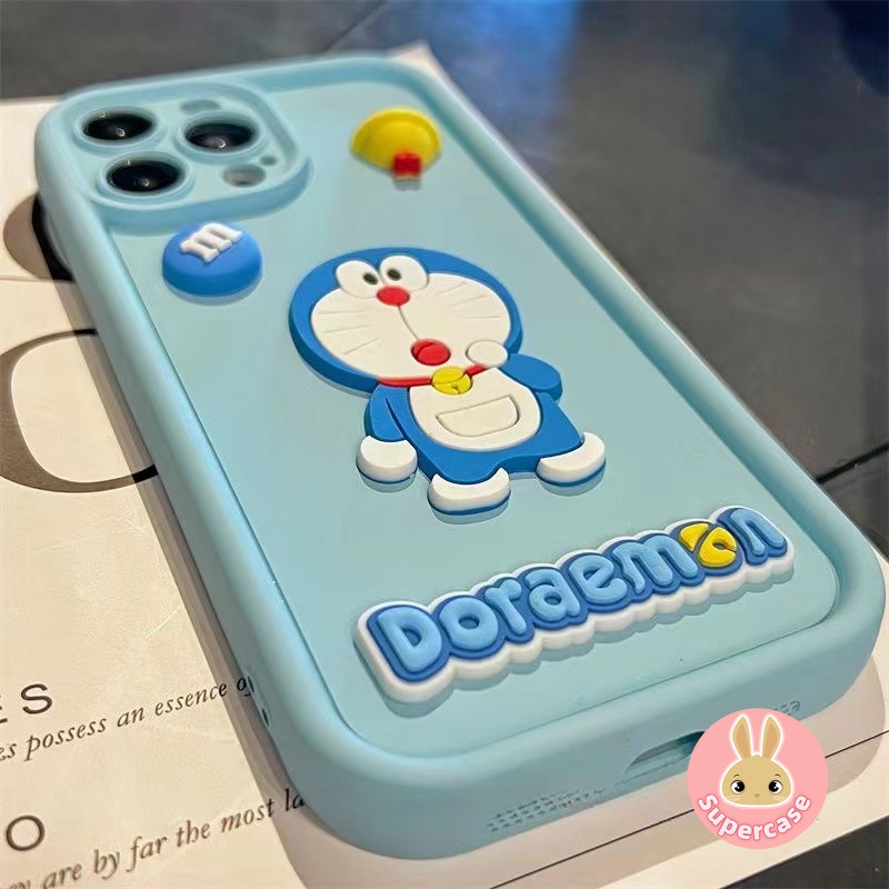 เคสโทรศัพท์มือถือแบบนิ่ม กันกระแทก ลายการ์ตูนโดราเอมอน สําหรับ iPhone 15 Pro Max 15 Plus 14 Plus 13 12 11 Pro Max X XR XS Max 8 7 Plus SE 2020 SE3