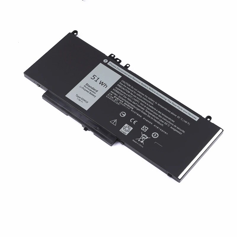 แบตเตอรี่แล็ปท็อป 51Wh G5M10   For DELL Latitude 3150 3160 E5250 E5450 E5550 Sereis 8V5GX R9XM9 WYJC