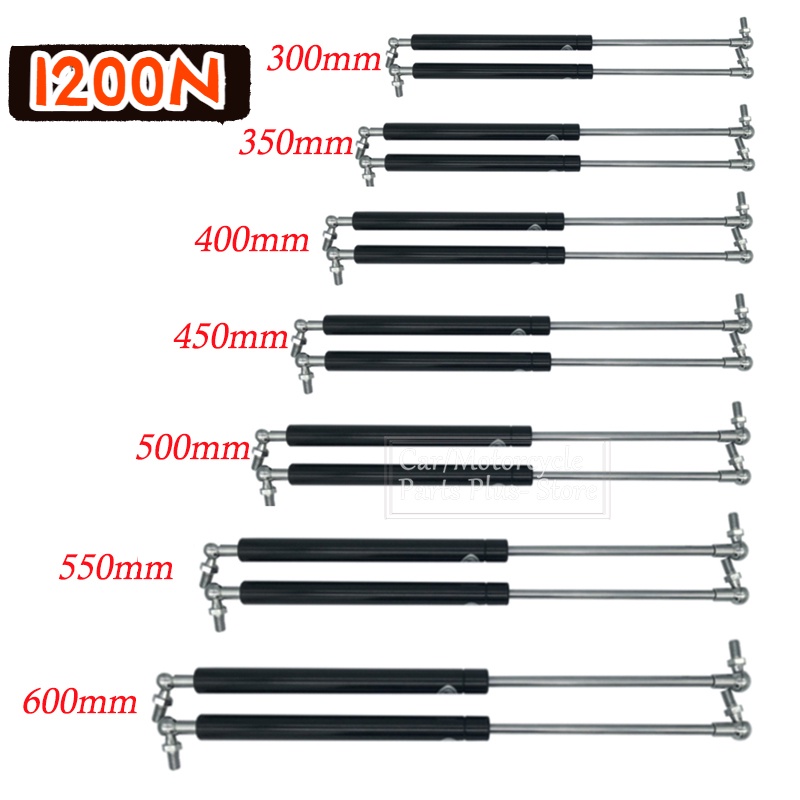 โช้คอัพฝากระโปรงหน้า หลัง 300-600 มม. 400N สําหรับรถบัส รถกระบะ 2 ชิ้น