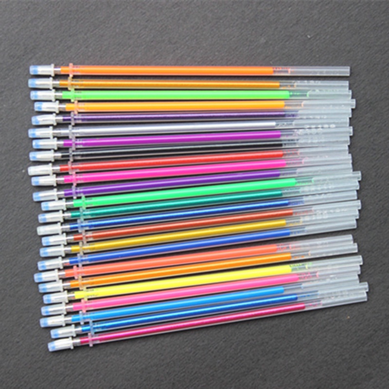 48 ชิ้น สี เป็นกลาง ปากกาเรืองแสง เติมสี ปากกาเรืองแสง ปากกาแฟลช เครื่องเขียน อุปกรณ์การเรียนรู้ และสํานักงาน