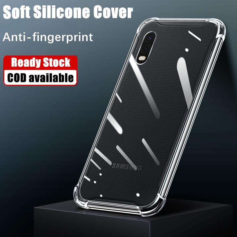 เคสโทรศัพท์มือถือ ซิลิโคนนิ่ม แบบใส เสริมมุม สี่มุม สําหรับ Samsung Galaxy Xcover Pro 6.3 นิ้ว SM-G7