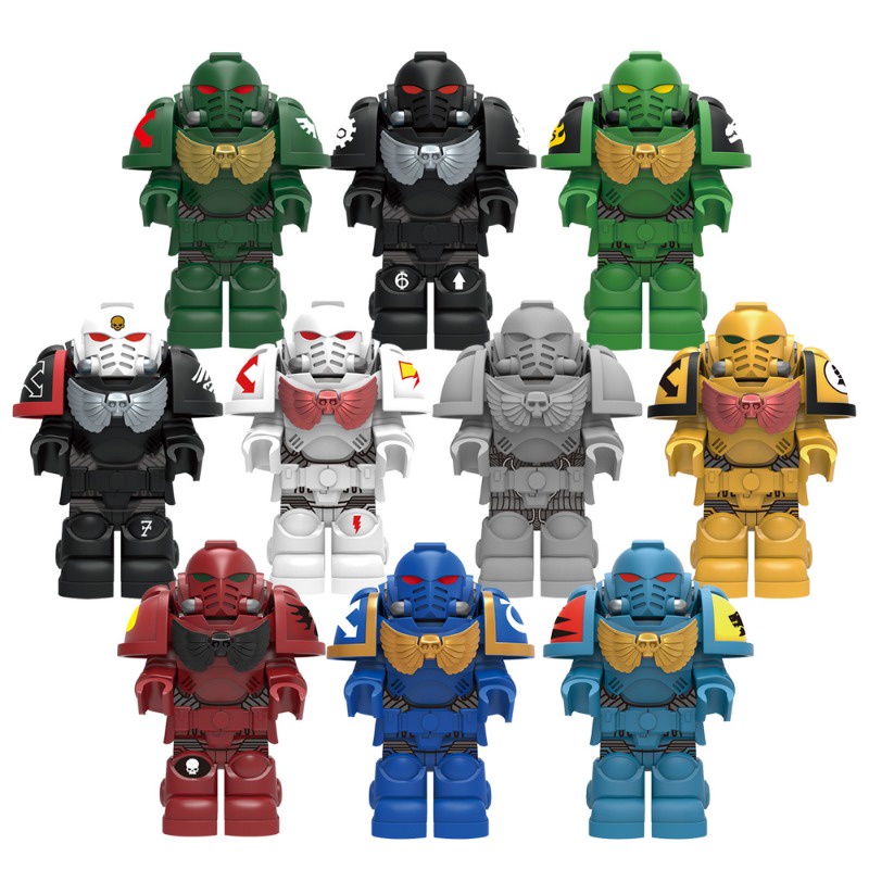 ฟิกเกอร์ Salamanders Iron Hands Wolves Space Marines Game Series ขนาดเล็ก ของเล่นสําหรับเด็ก