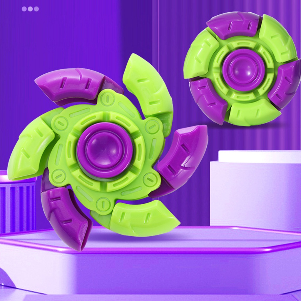 พลาสติก Fidget Hand Spinners Finger Hand Spinners Stocking Stuffers ของเล่น