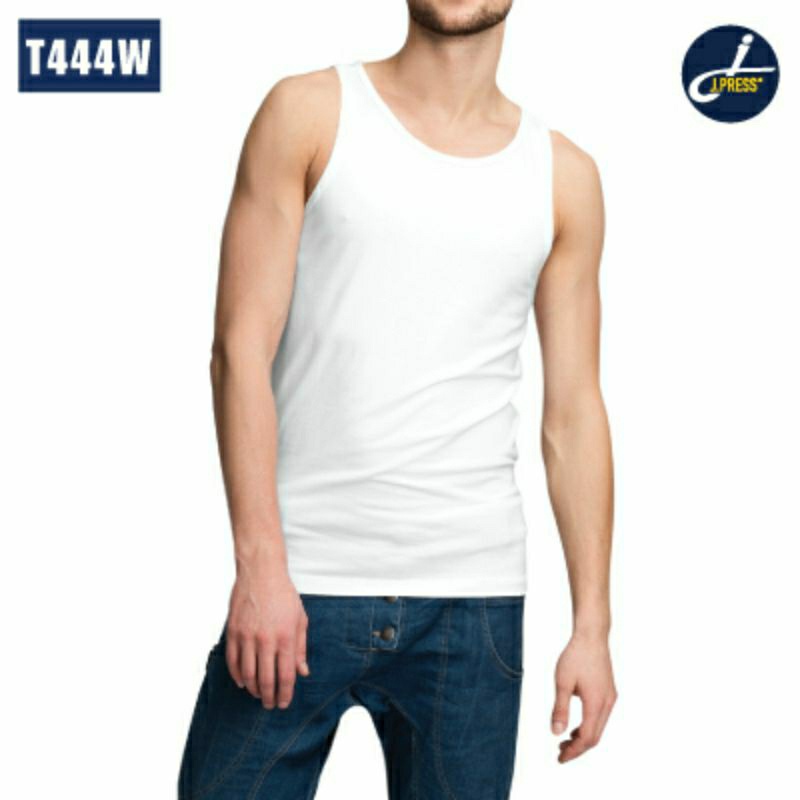 J.PRESS เสื้อกล้าม สีขาว รุ่น T444W (1 ตัว)