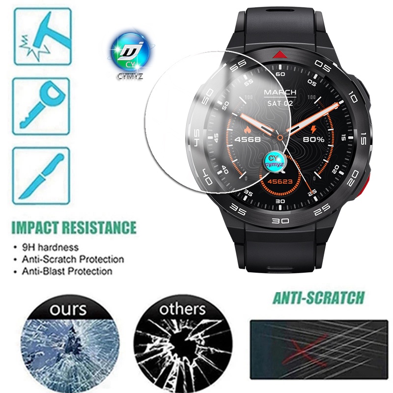 Mibro watch GS Pro ฟิล์ม 9H กระจกนิรภัย ป้องกันหน้าจอ mibro watch GS Pro สมาร์ทวอทช์ ฟิล์มใส นาฬิกา mibro GS Pro ป้องกันหน้าจอ - รูปที่ 4