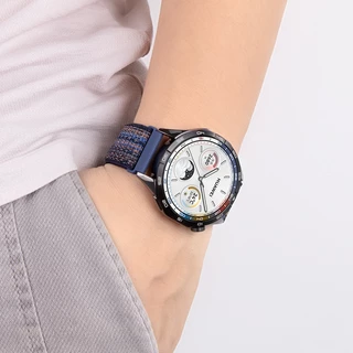สายนาฬิกาข้อมือไนล่อน 20 22 มม. สําหรับ Samsung Galaxy watch 6 5 4 40 44 มม. Galaxy watch 6 classic 43 47 มม. huawei gt 2