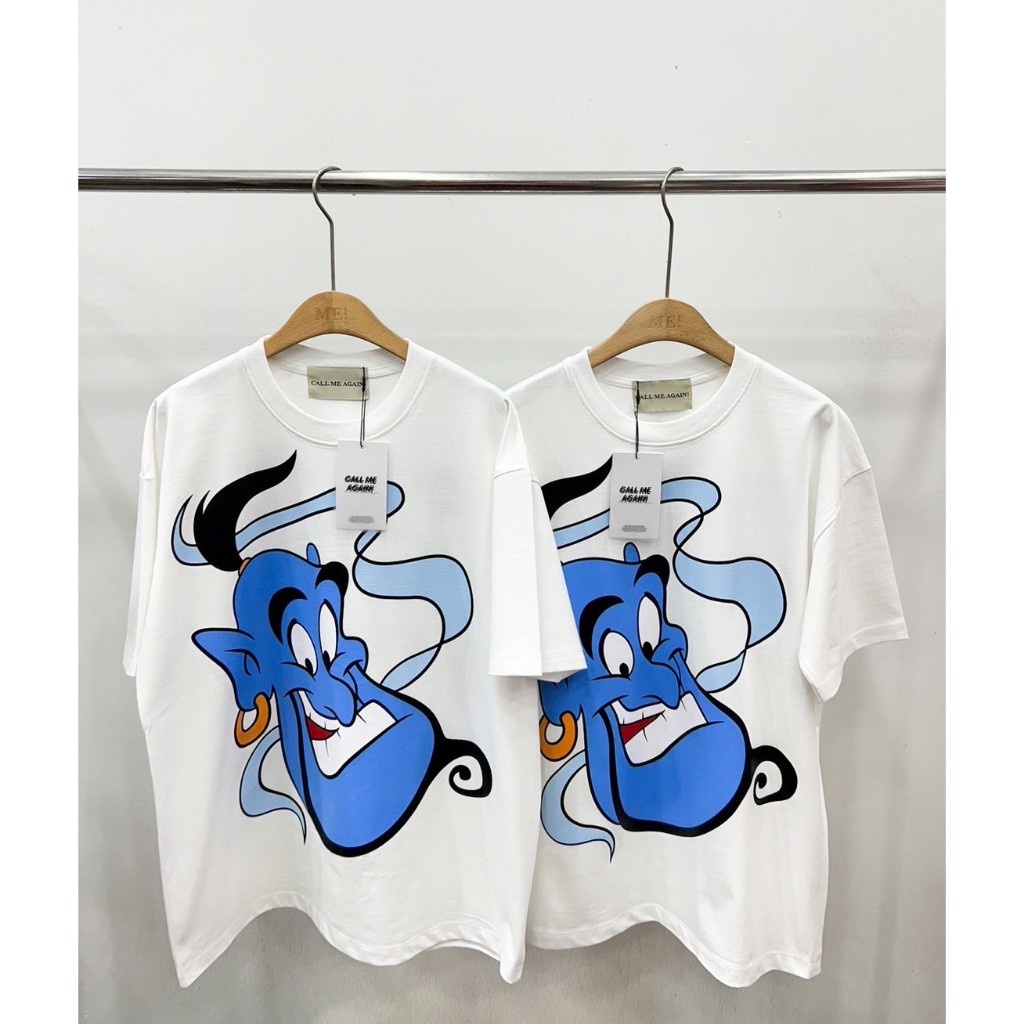 อ่อนนุ่ม 6 🧞‍♂🧞🧞‍♀ ลาย จินนี่ 🏆🏆 เสื้อยืด CMA ทรง Oversize อก 44-46" ผ้าคอตตอน 💯