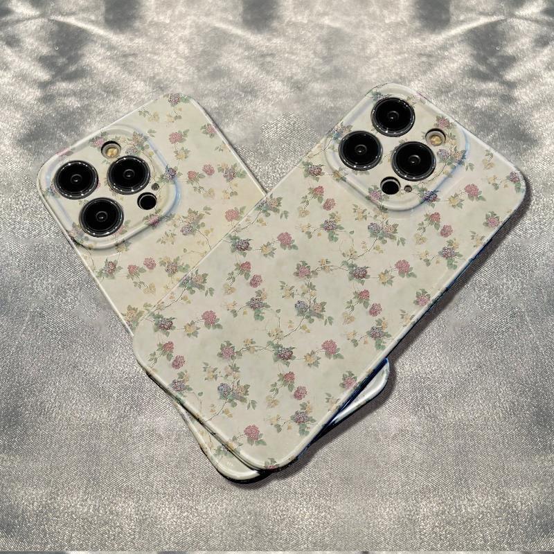 เคสโทรศัพท์มือถือ กันกระแทก พิมพ์ลายดอกไม้ เรียบง่าย แฟชั่นฤดูร้อน สําหรับ iPhone 13 14promax iphone12 11 7 8plus 15promax