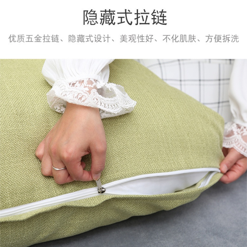 ปลอกหมอนอิง ทรงสี่เหลี่ยม ขนาดใหญ่ 60 X60 65 X65 ซม. 70×70 80×80 ซม. สําหรับโซฟา ห้องนั่งเล่น ราคา ถูกที่สุด ดีลบีเคเค แกลเลอรีภาพที่ 8