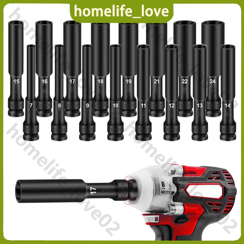 ประแจหกเหลี่ยมซ็อกเก็ตหกเหลี่ยมหัวเสียบซ็อกเก็ตหกเหลี่ยม8Mm/9Mm/10Mm/11Mm/12Mm/13Mm/14Mm/15Mm/16Mm/17Mm