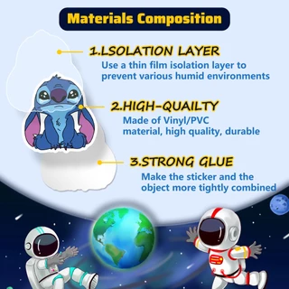 อะนิเมะ Lilo & Stitch Graffiti สติกเกอร์กันน้ํา 100/50PCS สําหรับแล็ปท็อปหมวกกันน็อคจักรยานบัญชีมือดินสอความงามสติกเกอร์