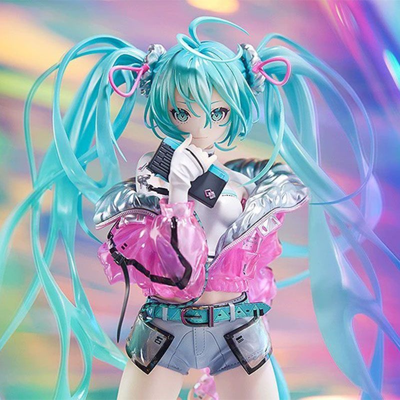 โมเดลฟิกเกอร์ Hatsune Miku Beautiful Girl Trendy Singer ของเล่นสําหรับเด็กผู้หญิง