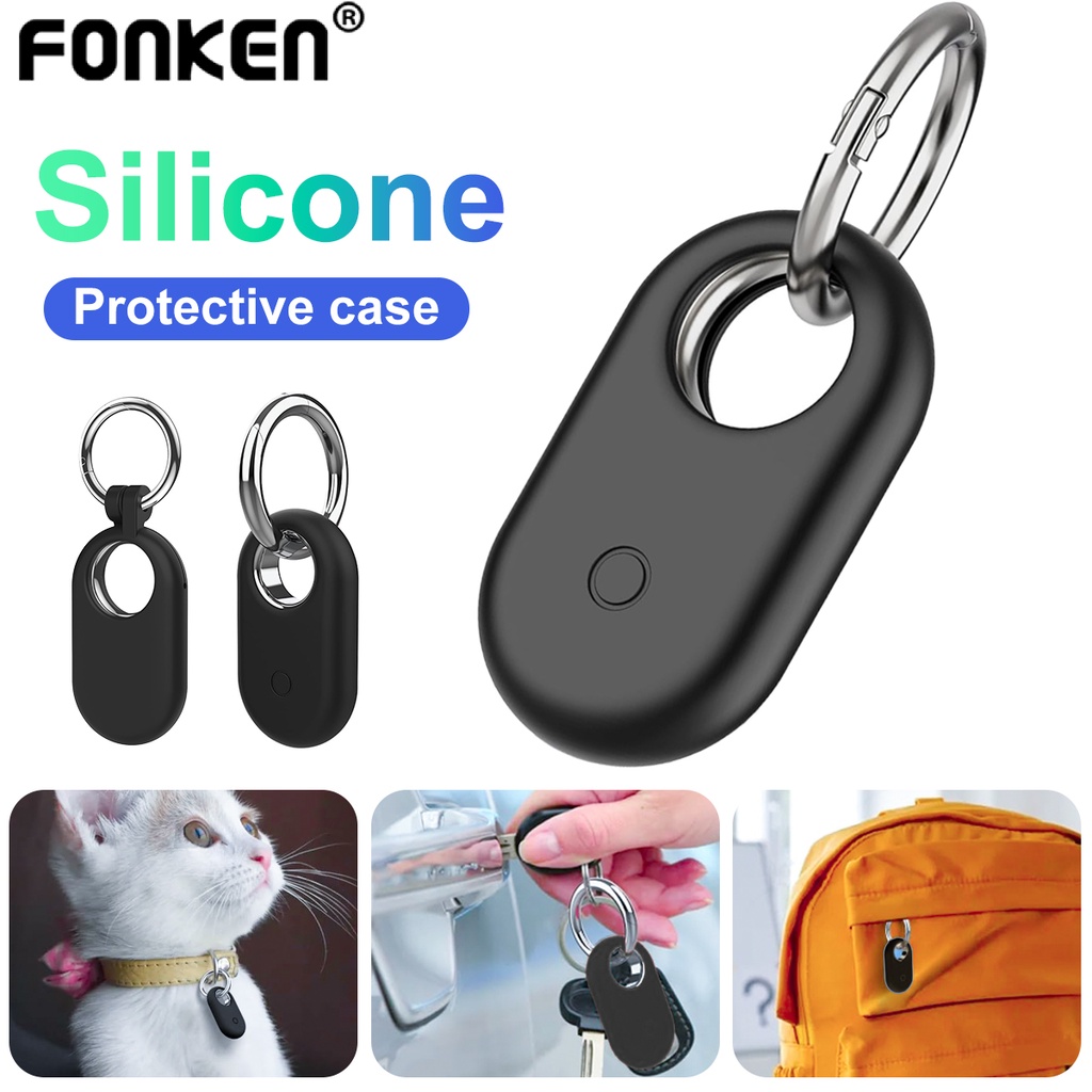 FONKEN เคสพวงกุญแจ ป้องกันการสูญหาย สําหรับ Samsung Galaxy SmartTag 2