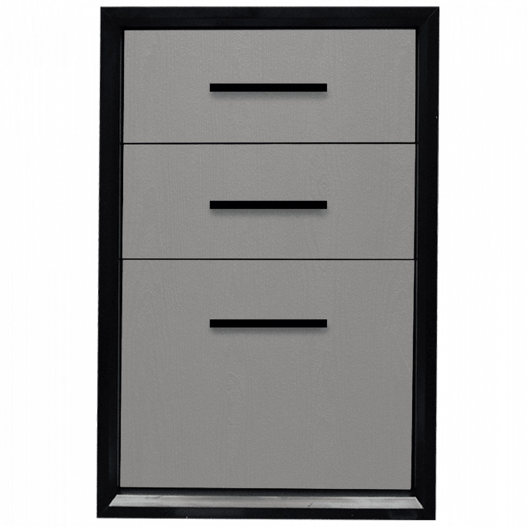 GlobalHouse CLOSE ตู้ลิ้นชัก UPVC  LABARIS ขนาด  45.5X65.5 ซม. สีเทา สินค้าของแท้คุณภาพดี