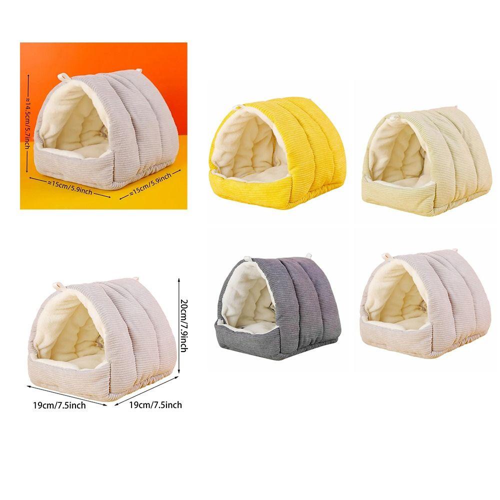 รังนกแก้ว AQUAEDGE, เปลญวนนกผ้าฝ้ายแบบแขวน, อุปกรณ์กรงนกที่อบอุ่นหนา Mini Bird House Budgie ราคา ถูกที่สุด ดีลบีเคเค แกลเลอรีภาพที่ 2