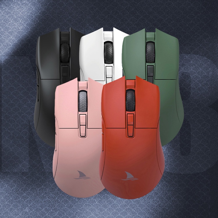 Darmoshark-n3 เมาส์วิดีโอเกมไร้สาย บลูทูธ 2.4g 3395 2K TTC น้ําหนักเบา ชาร์จได้