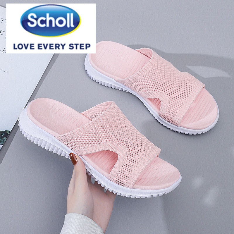 Scholl รองเท้าผู้หญิง scholl scholl scholl รองเท้าแตะชายหาดแบนผู้หญิง scholl Slides รองเท้า scholl ผู้หญิงรองเท้าแตะโบฮีเมียผู้หญิง