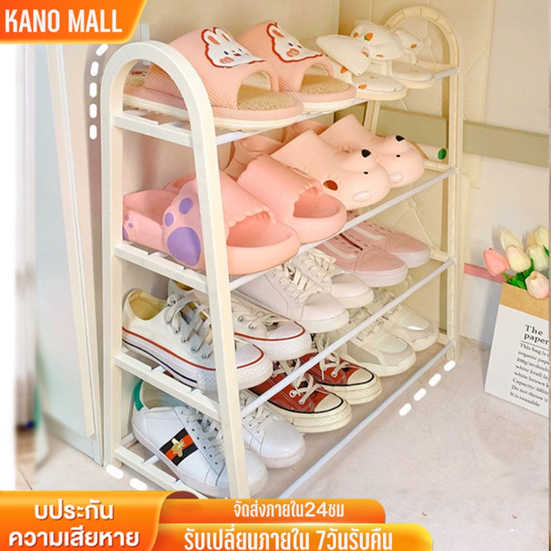KANO ชั้นวางรองเท้า ชั้นวางรองเท้า อเนกประสงค์ 4/5ชั้น โครงสร้างแข็งแรง มีให้เลือกหลากหลายชั้น