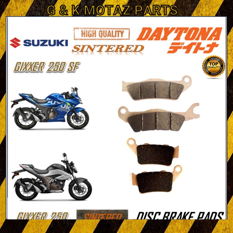 SUZUKI GIXXER 250 GIXXER 250 SF ผ้าเบรคคุณภาพสูง