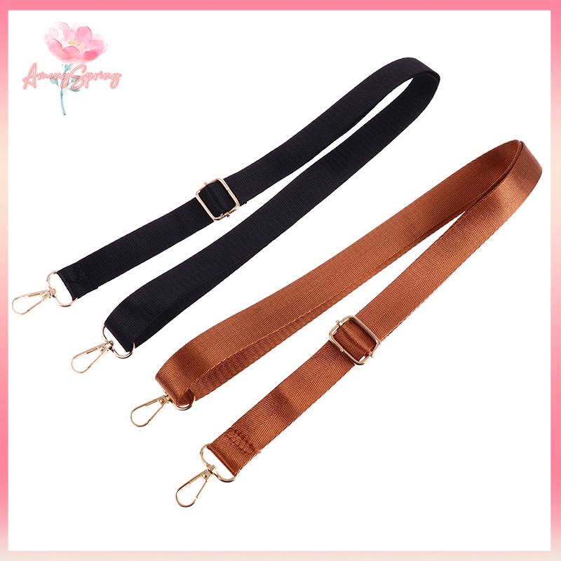 Amongspring> สายคล้องกระเป๋า ผ้าไนล่อน 130 ซม. อุปกรณ์เสริม สําหรับกระเป๋าสะพายไหล่ กระเป๋าถือ