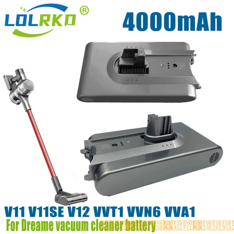 สำหรับ Dreame V11SE V12 VVT1 VVN6เครื่องดูดฝุ่นไร้สายแบตเตอรี่ Pack Replacement