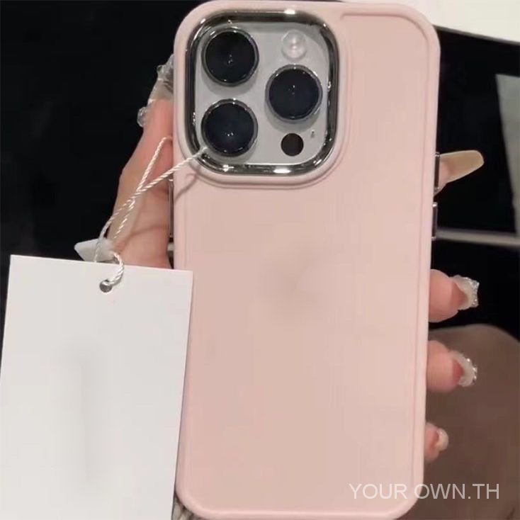 เคสโทรศัพท์มือถือ ซิลิโคนนิ่ม สีพื้น สไตล์เรียบง่าย สําหรับ Iphone 15promax 14 13 78 11 12 x TFPN