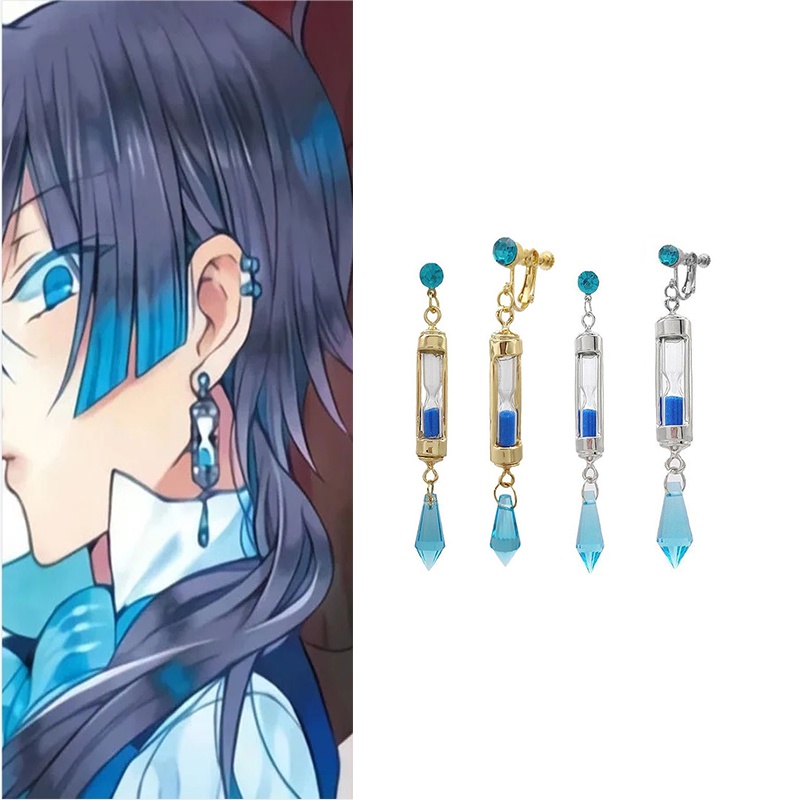 เครื่องประดับ ต่างหูสตั๊ด จี้รูปการ์ตูนอนิเมะ Vanitas No Karte เหมาะกับของขวัญ สําหรับแต่งคอสเพลย์