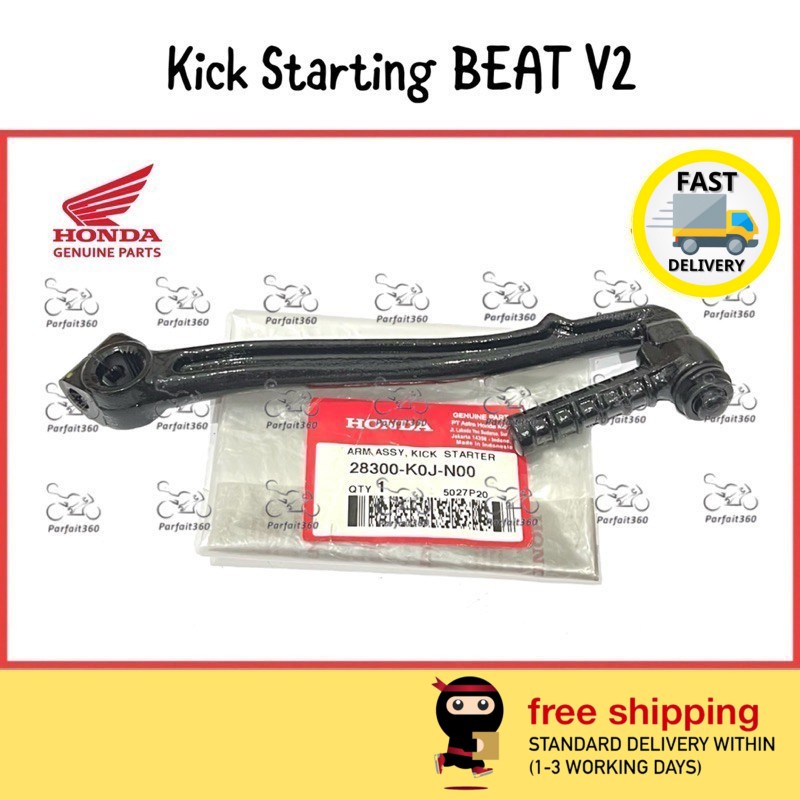28300-K0J-N00 HONDA BEAT V2 Pedal Kick Starter เริ่มต้น / Engkol / Kaki Start